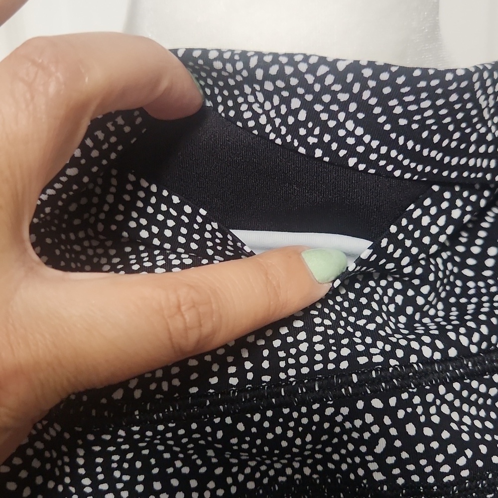 Lululemon Free Spirit Alpine White Black Leggins - Picture 6 of 11